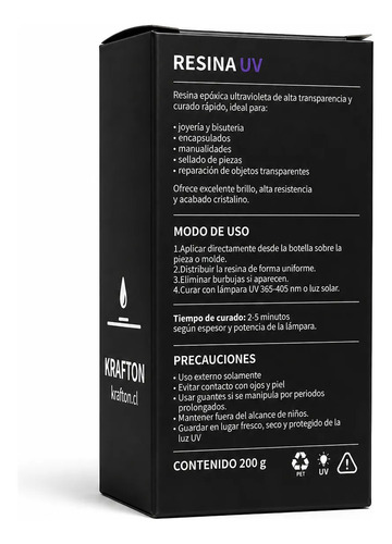 Resina UV Cristal 200 g, foto 5