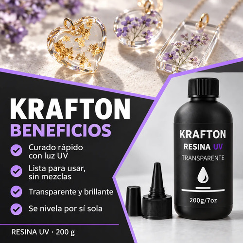 Resina UV Cristal 200 g, foto 2